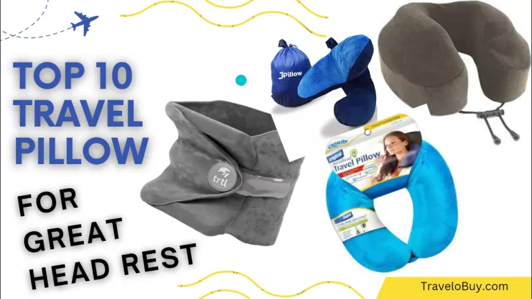 Conquer Comfort on the Fly: Top 10 Travel Pillow For Great Head Rest | TraveloBuy.com